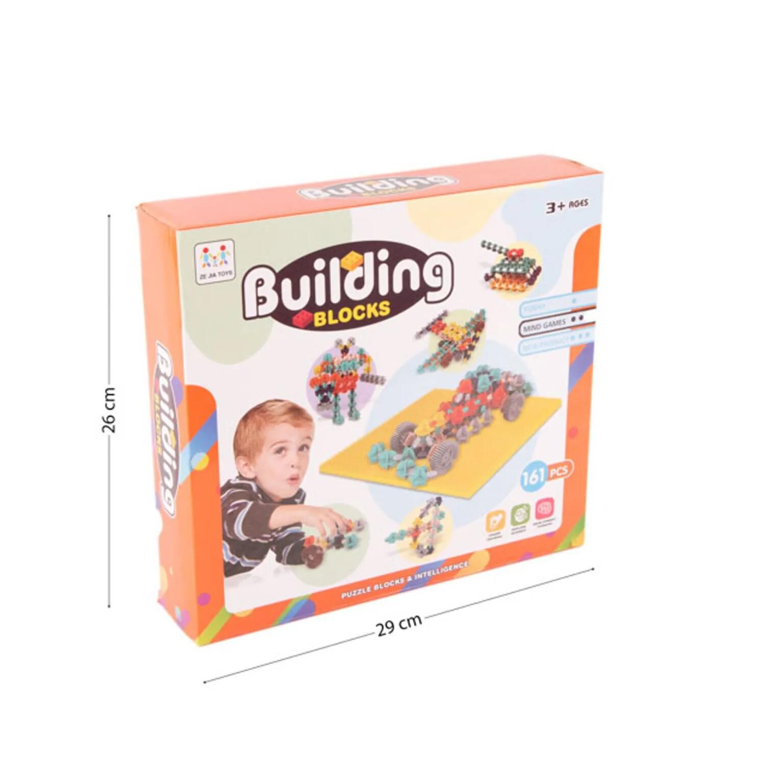 Juguete Bloques Armables 161 Piezas Infantil Interactivo image number 2.0