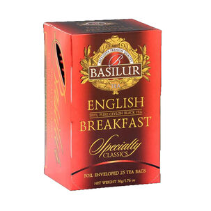Te Basilur Negro English Breakfast 25 Bolsas