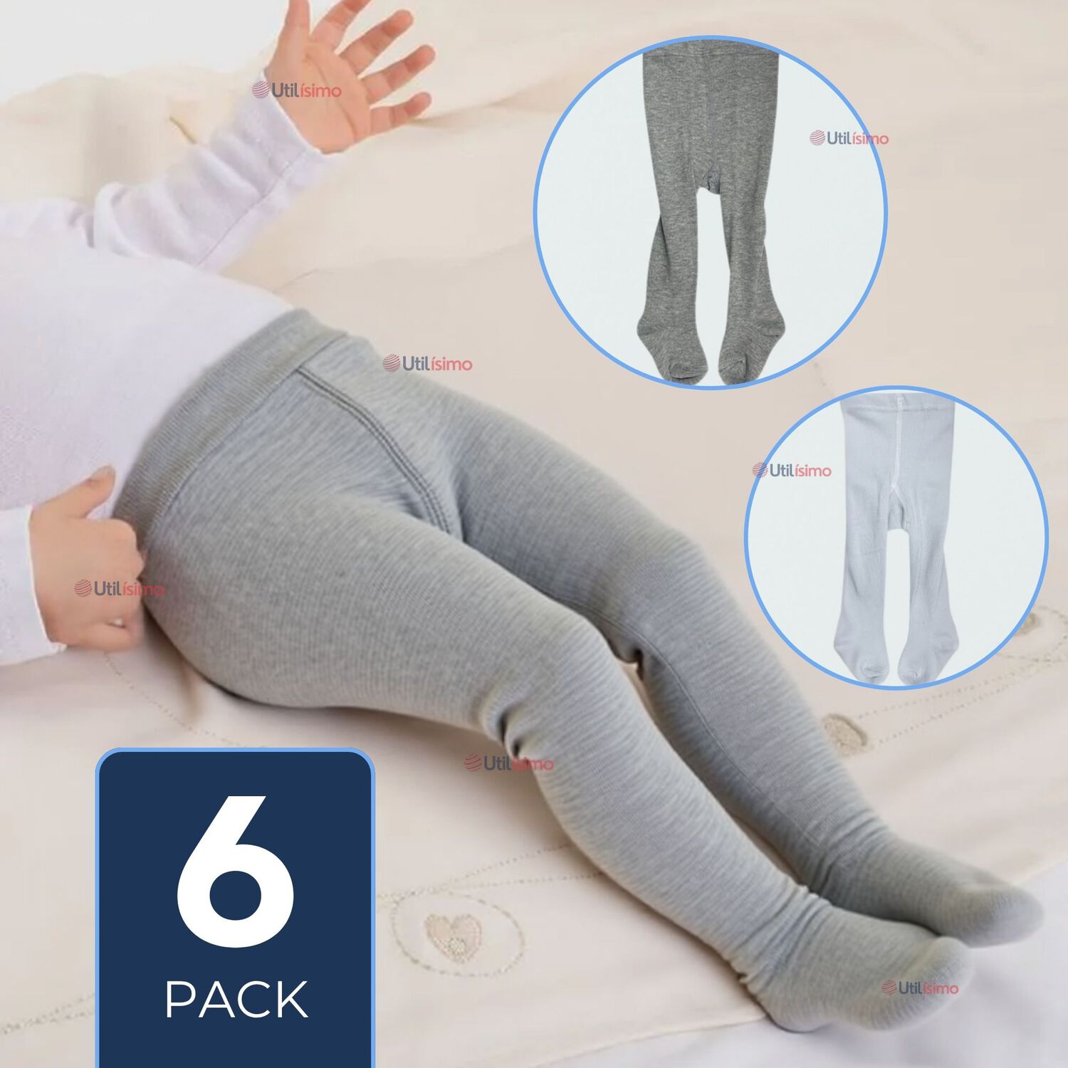 Pack 6 Pantys Algod&oacute;n Primera Capa Ballerina Beb&eacute; Ni&ntilde;o image number 0.0