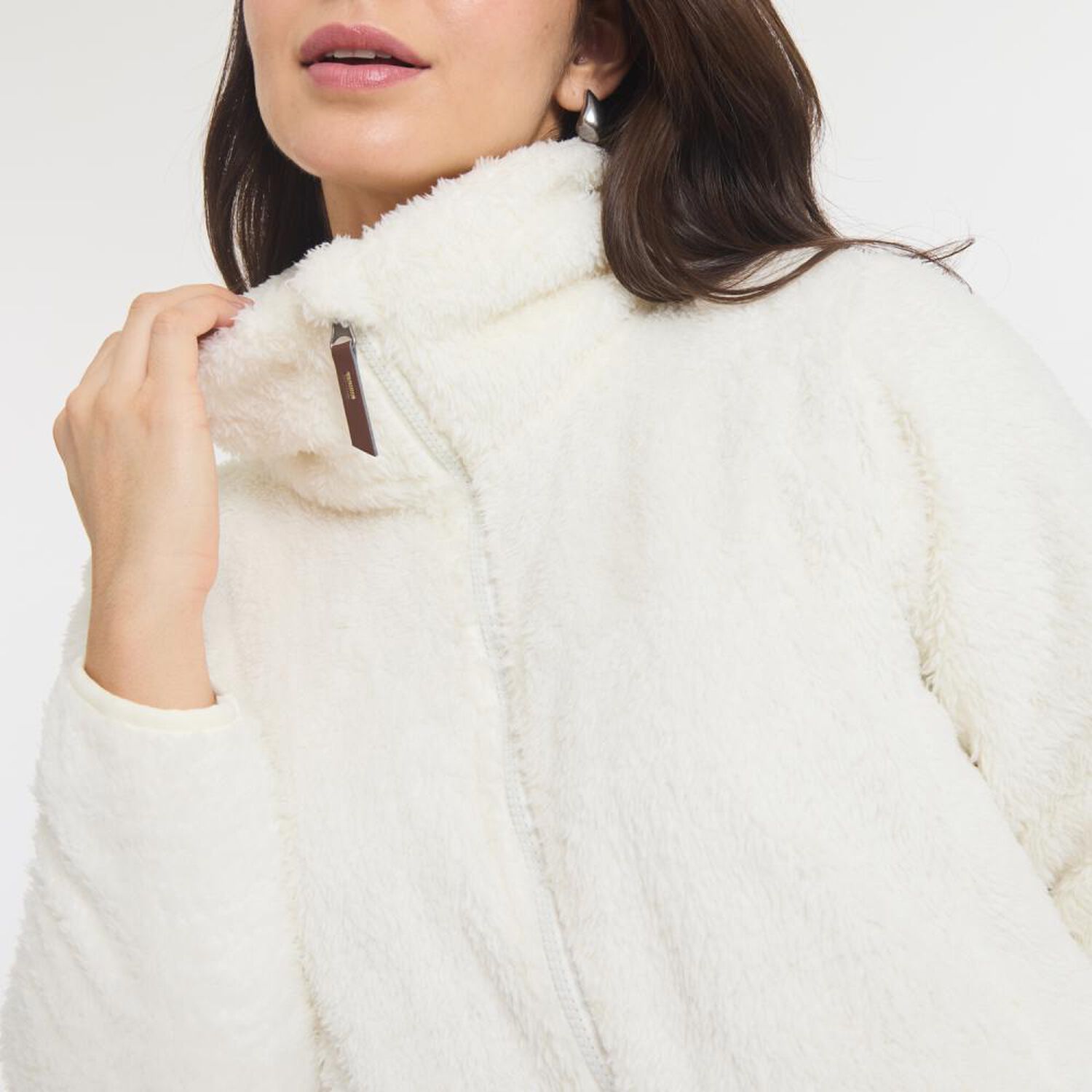 Poler&oacute;n Polar Fleece Manga Larga Cuello Alto Mujer Geeps image number 4.0