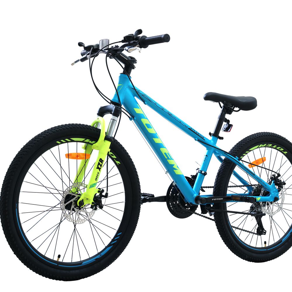 Bicicleta Totem Mtb Aro 24 Modelo Atlantis Azul Camaleon image number 5.0