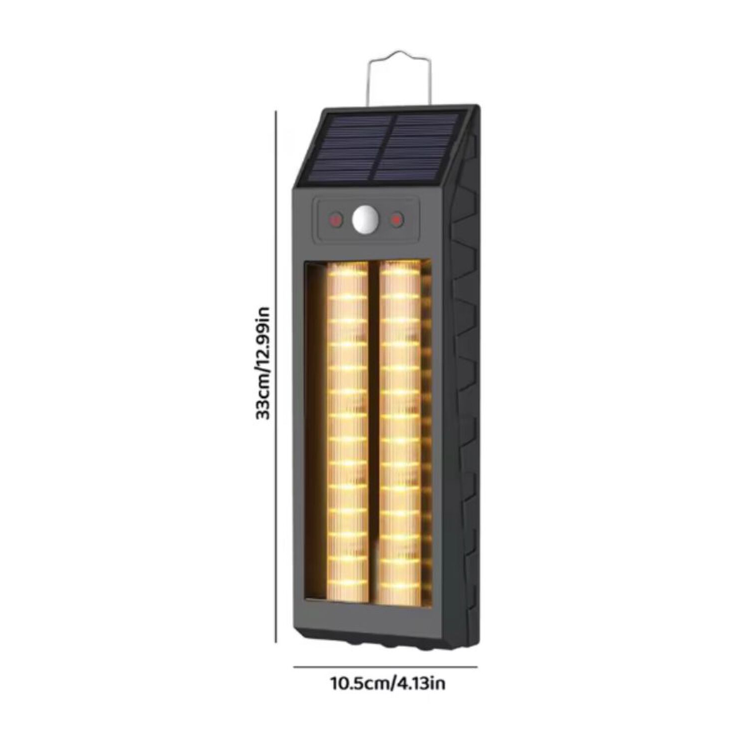 L&aacute;mpara Doble De Pared Solar Led Para Colgar En Exteriores image number 1.0