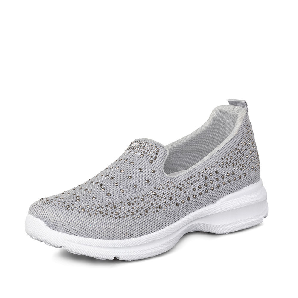 Zapatilla Casual Mujer Slip On Con Pedrería Weide Tfa203 image number 1.0