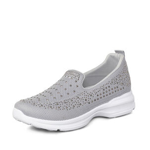 Zapatilla Casual Mujer Slip On Con Pedrería Weide Tfa203