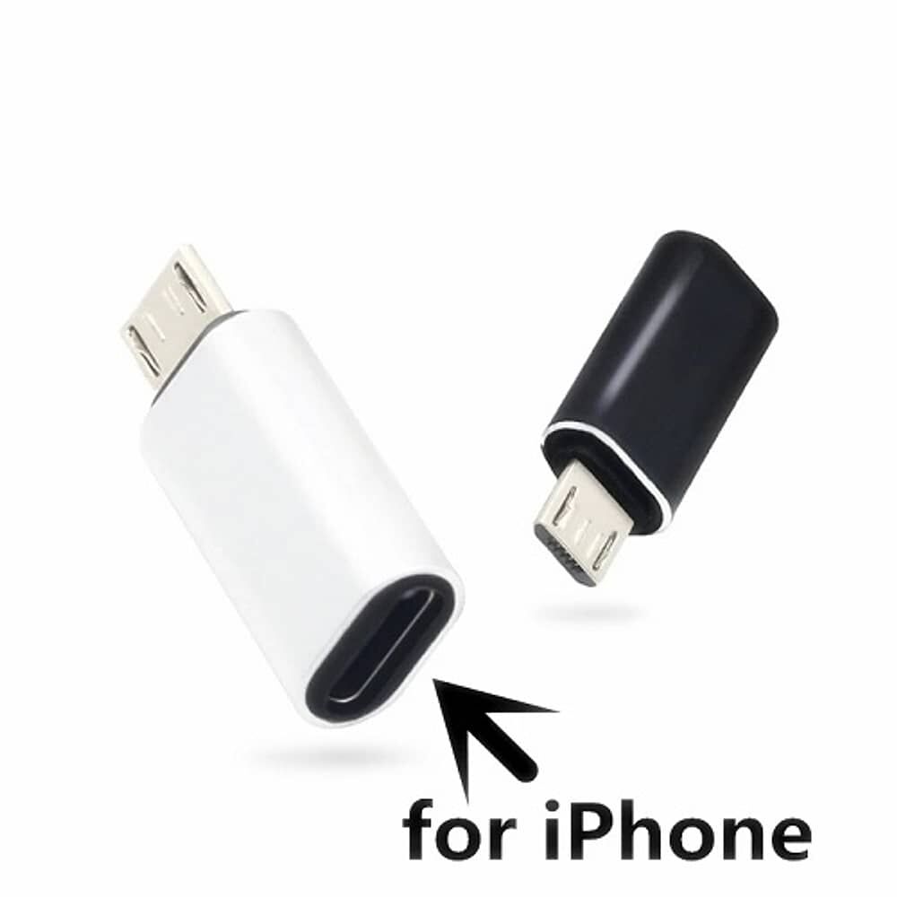 Adaptador Micro Usb Para Iphone Ligthning Convertidor Otg Conversor Micro Usb V8 Macho Para Iphone Hembra image number 2.0