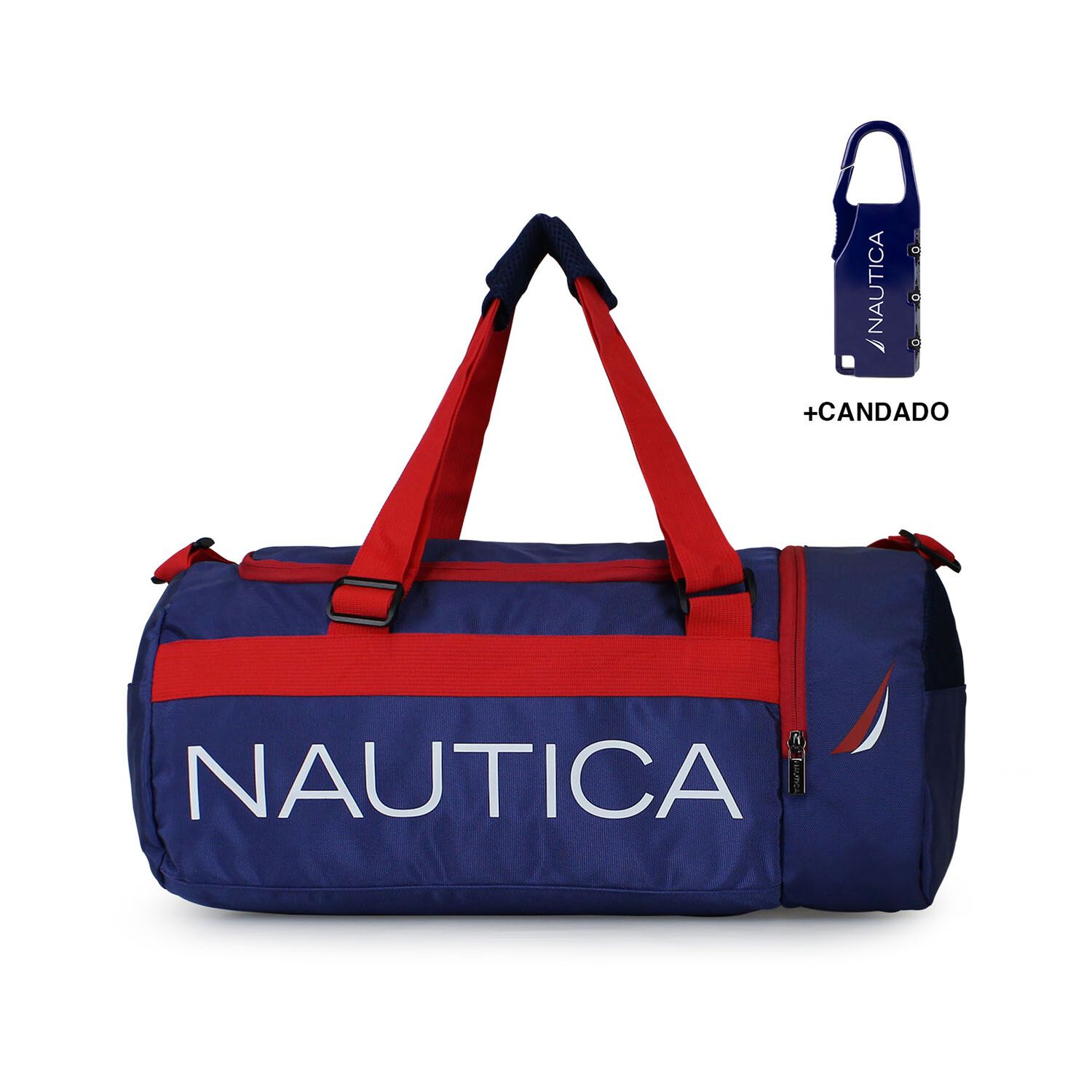 Bolso Valar Azul Nautica + Candado image number 0.0