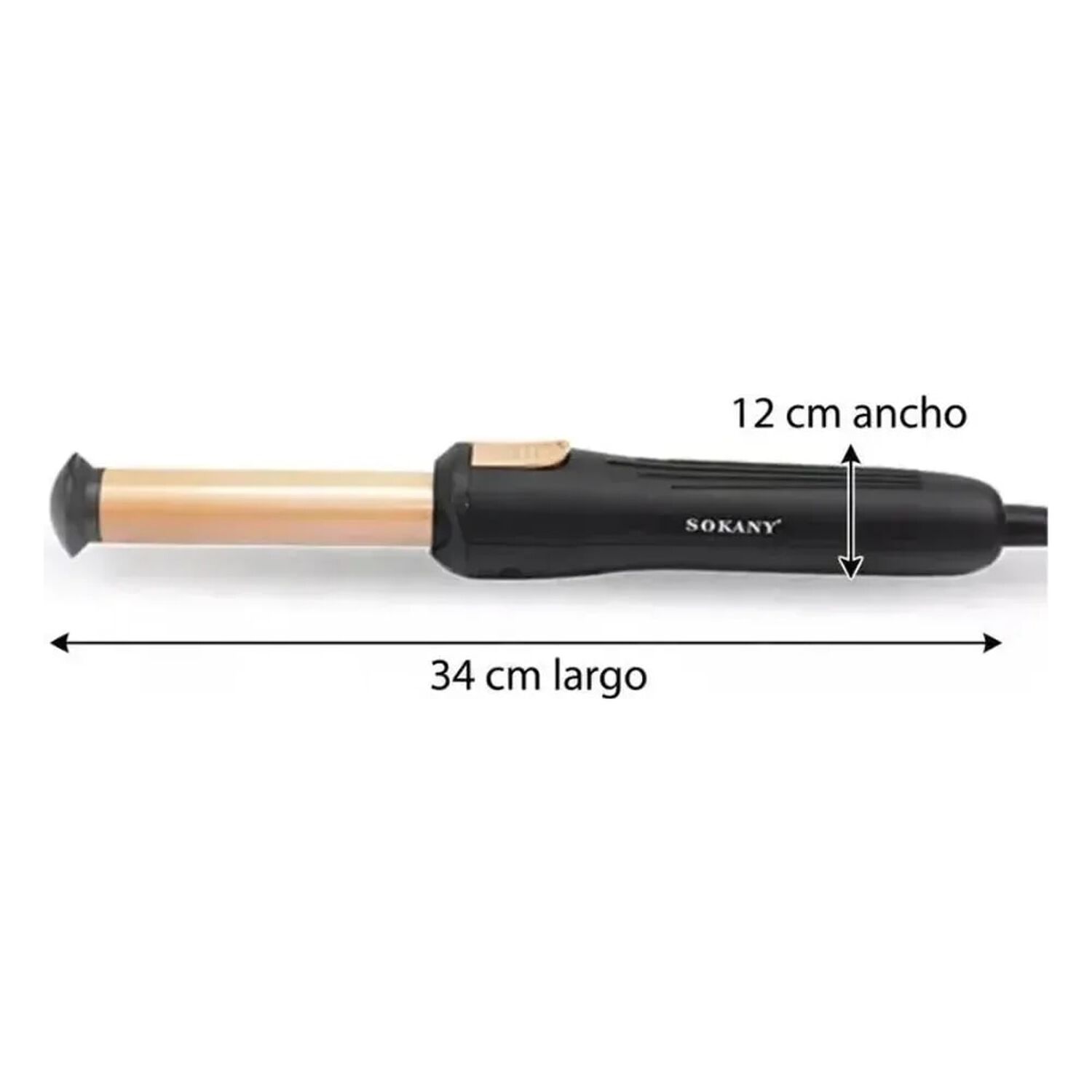 Rizador De Pelo Cer&aacute;mico Sokany Port&aacute;til Retr&aacute;ctil Con Cable 360 image number 1.0