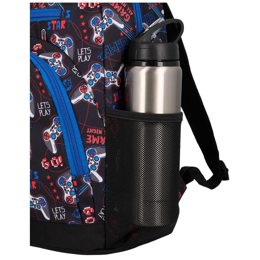 Multipack 6xt Mochila Ni&ntilde;o Xtrem Gamer Negro image number 3.0