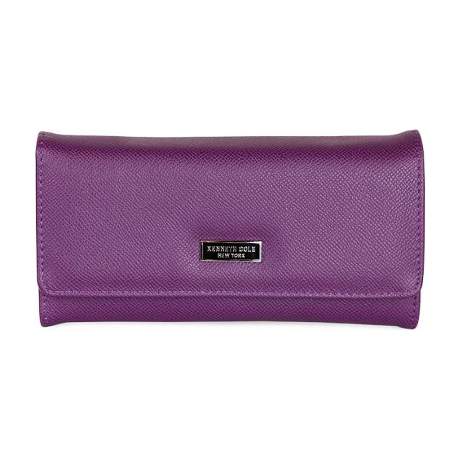 Billetera Mujer Flap-bessie Morada Kenneth Cole image number 0.0