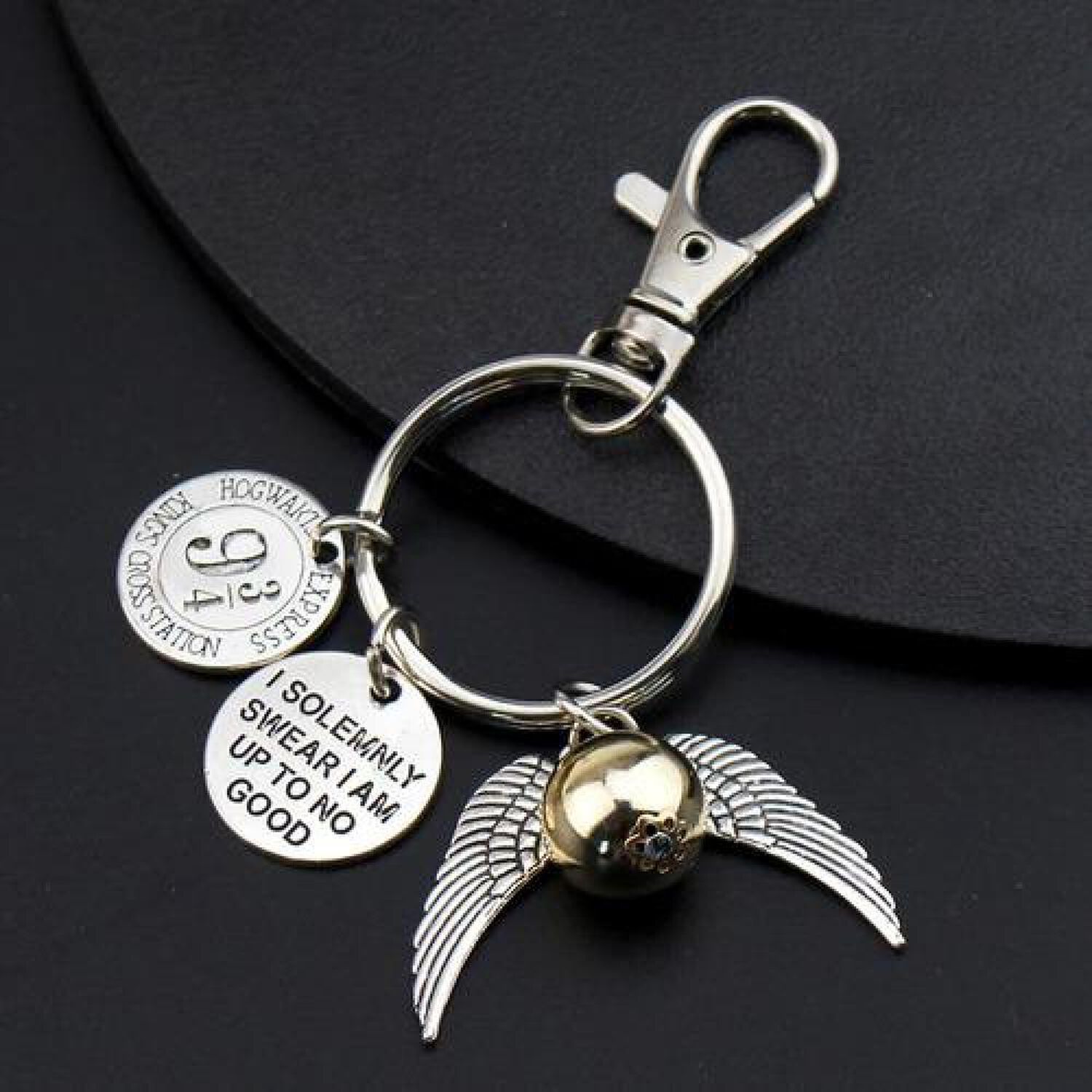 Llavero Met&aacute;lico Dijes Snitch 9 3/4 Harry Potter image number 2.0