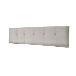 Respaldo Best Tela Velvet Gris 2 Plazas