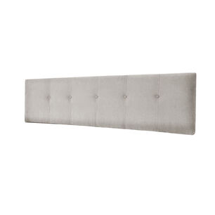 Respaldo Best Tela Velvet Gris 2 Plazas