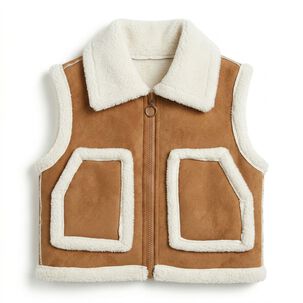Chaleco Borrego Unisex Sin Mangas Invierno Estilo Europeo