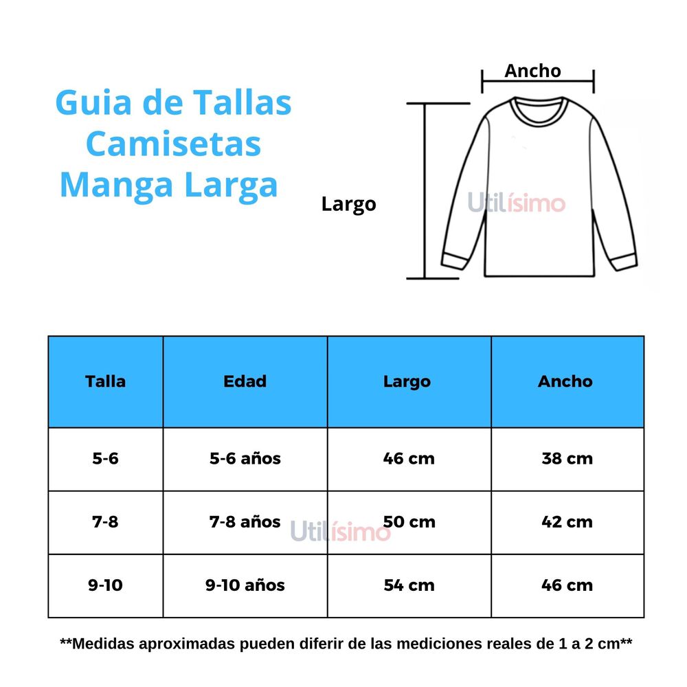 Pack 6 Camiseta Polera Polar Manga Larga Niña Primera Capa Blanco image number 2.0