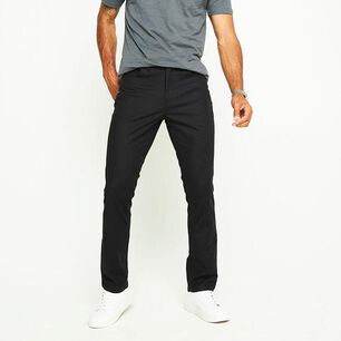 Pantal&oacute;n B&aacute;sico Tiro Medio Slim Hombre Az Black