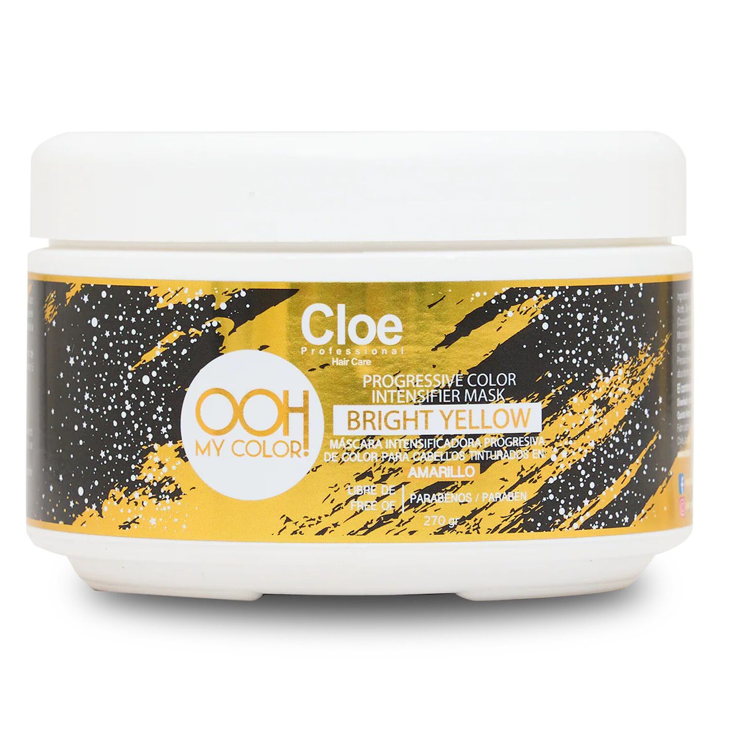 M&aacute;scara Ooh My Color Bright Yellow Cloe 270gr image number 0.0