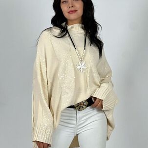 Sweater Lana Detalles Lentejuelas