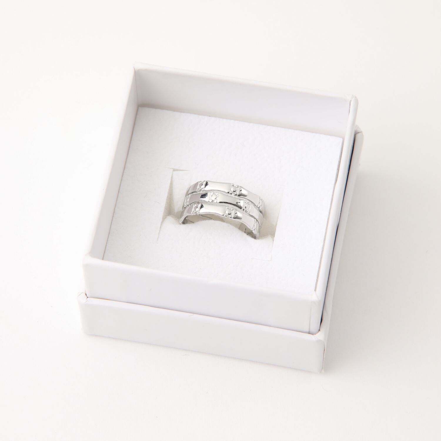 Anillo 19v69 Plateado Mujer Str200 image number 2.0