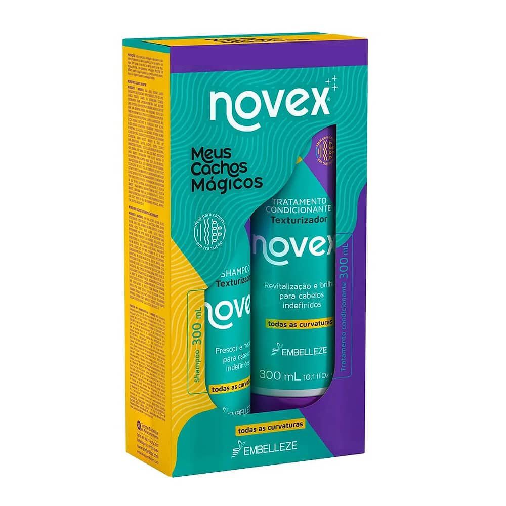 Kit Sh/acond Meus Cachos Magicos 300ml Novex image number 0.0
