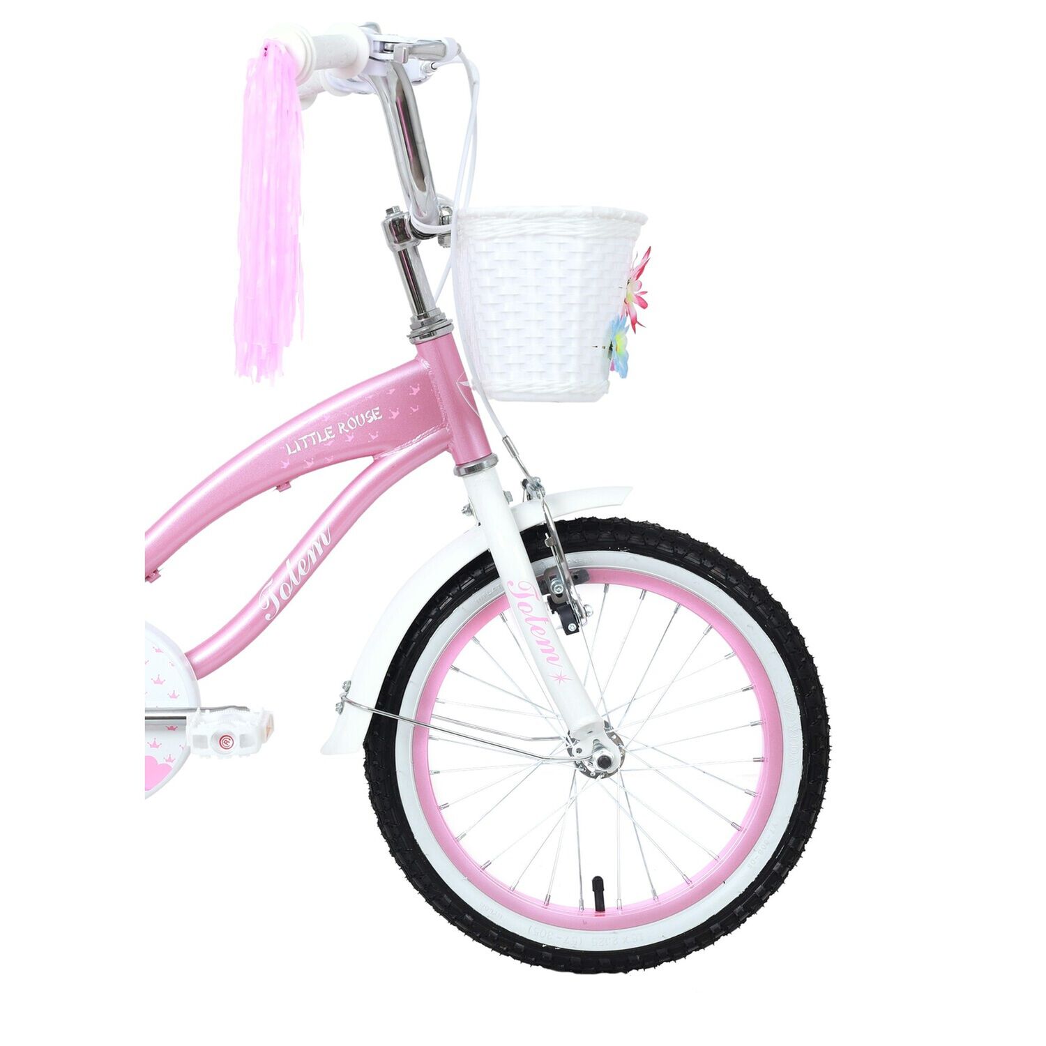 Bicicleta Totem Infantil Aro 16 Little Rouse Color Rosado image number 3.0