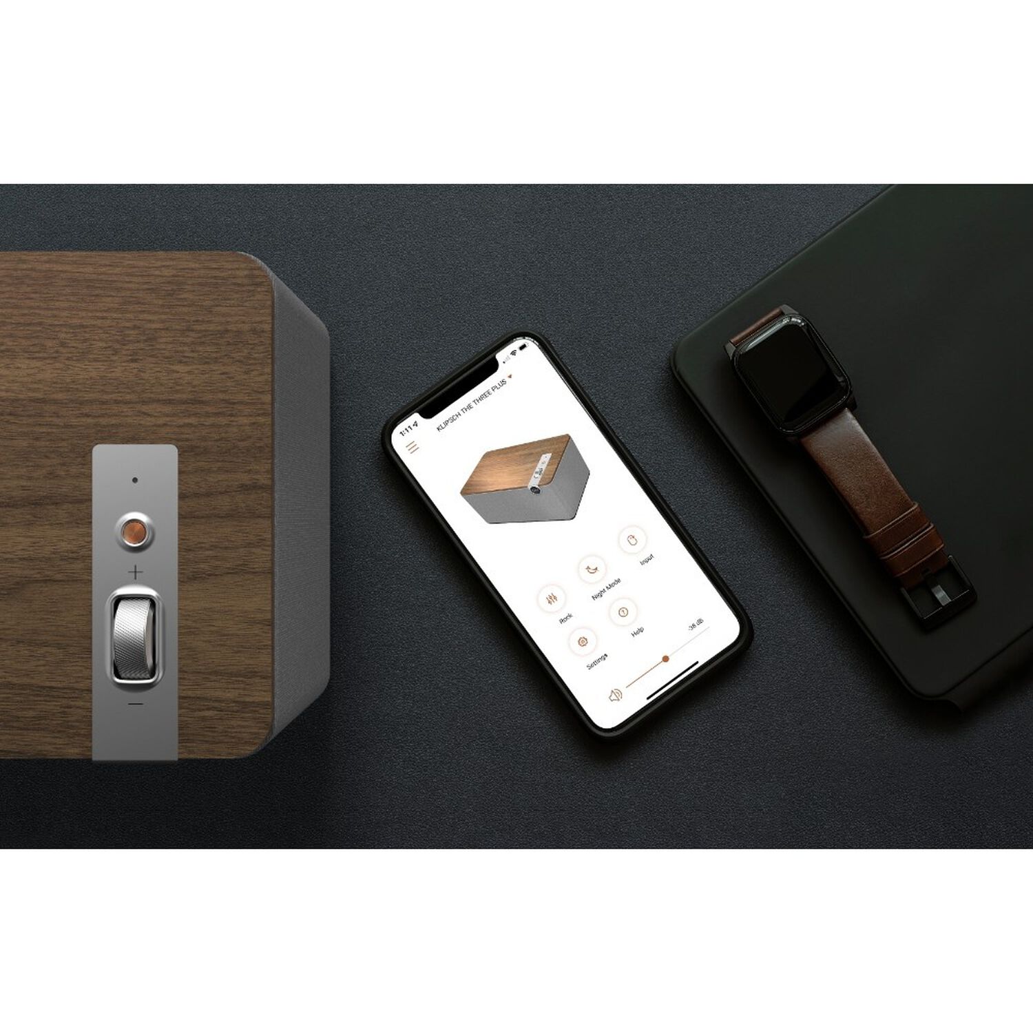 Parlante Bluetooth The Three Plus Gris Klipsch image number 9.0
