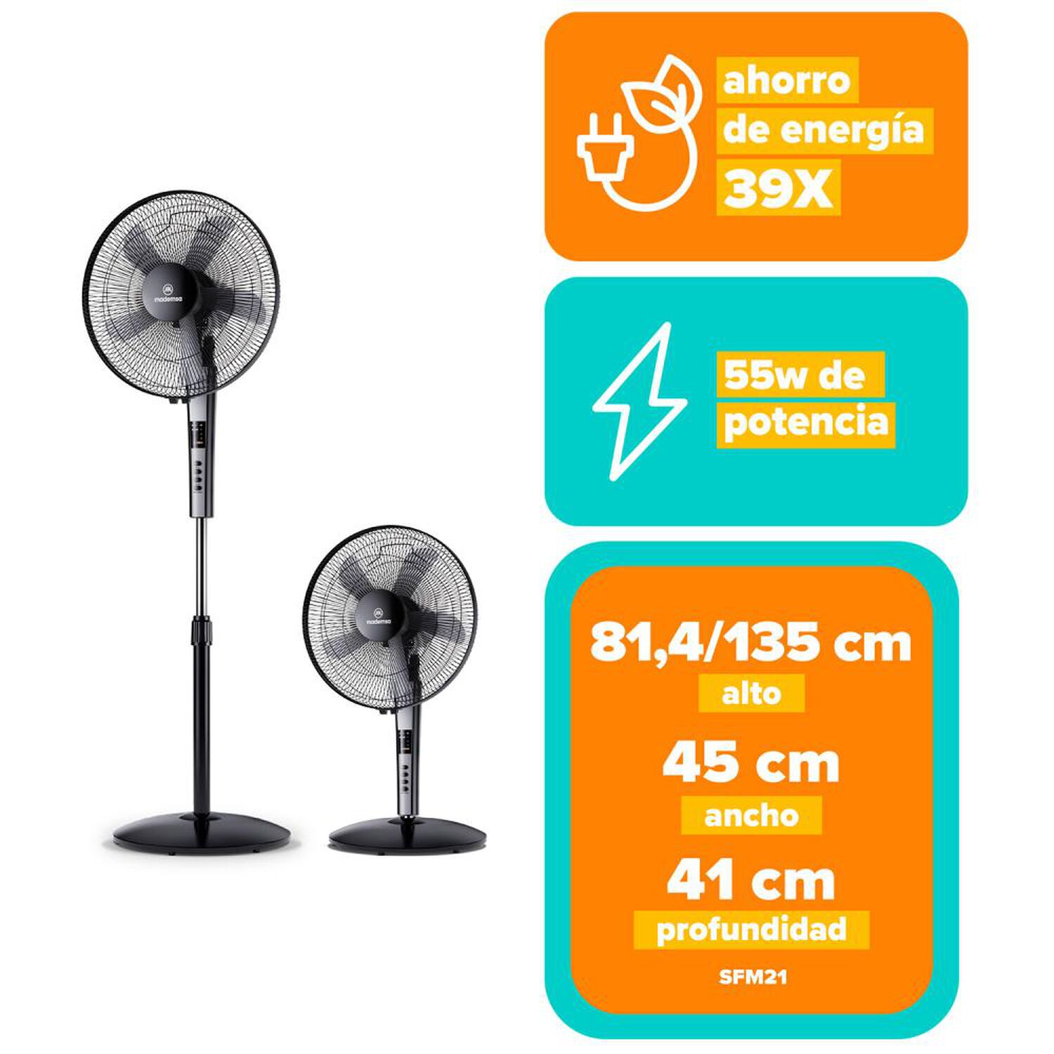 Ventilador Mademsa SFM21 image number 9.0