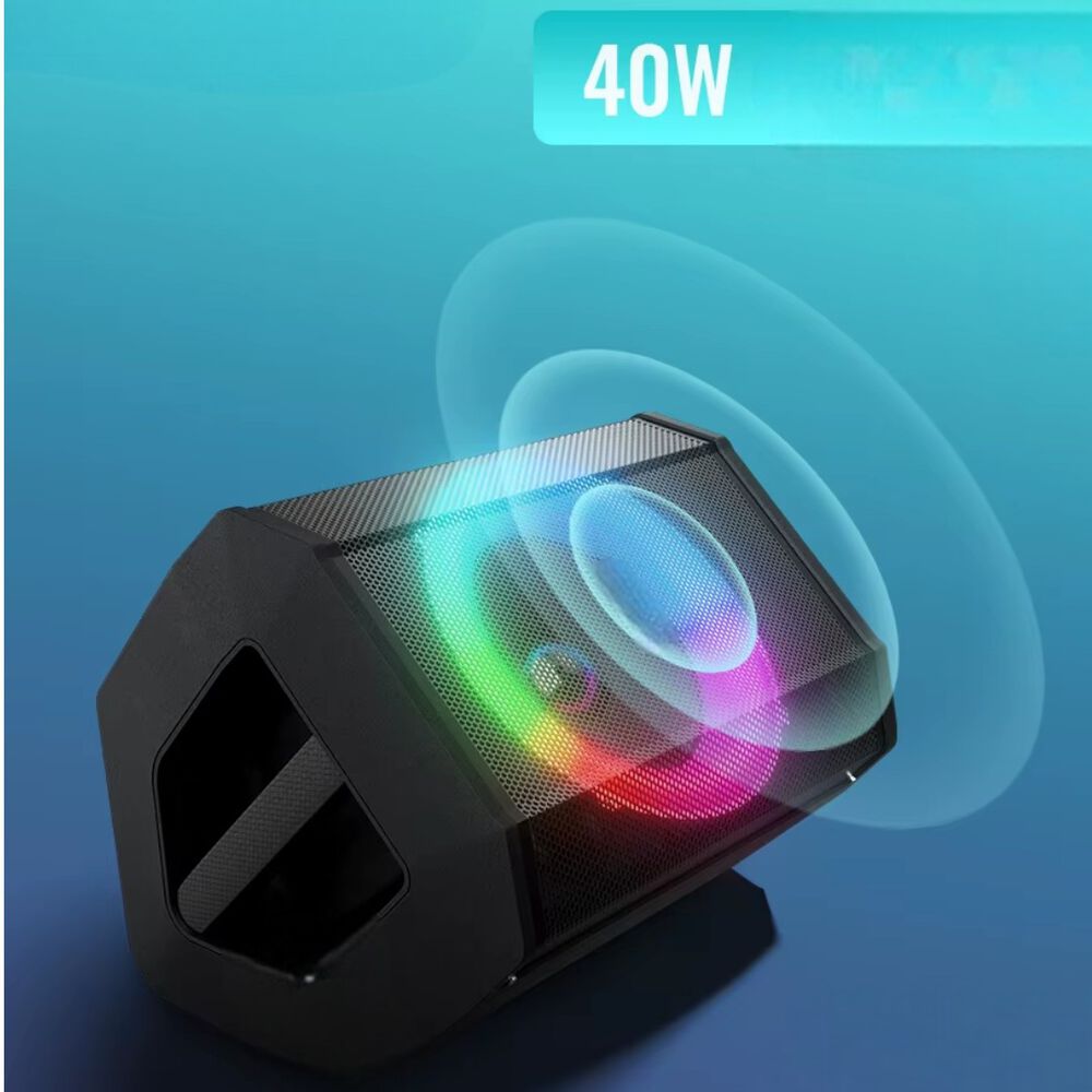 Parlante Bluetooth Flaming Chroma Rgb 40w Rms C/mic Wireless image number 7.0