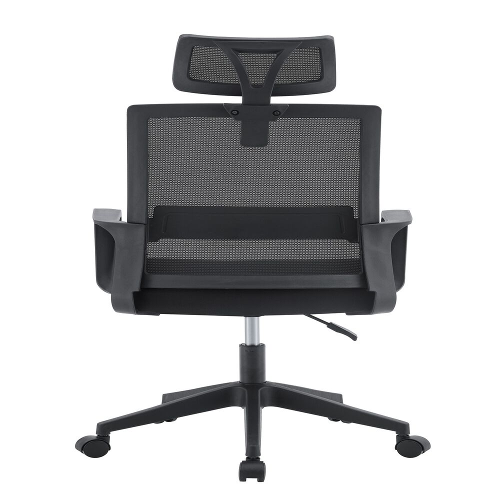 Silla De Oficina Ejecutiva Roma Ergonomica Color Negro Bm-695 Arthome image number 4.0