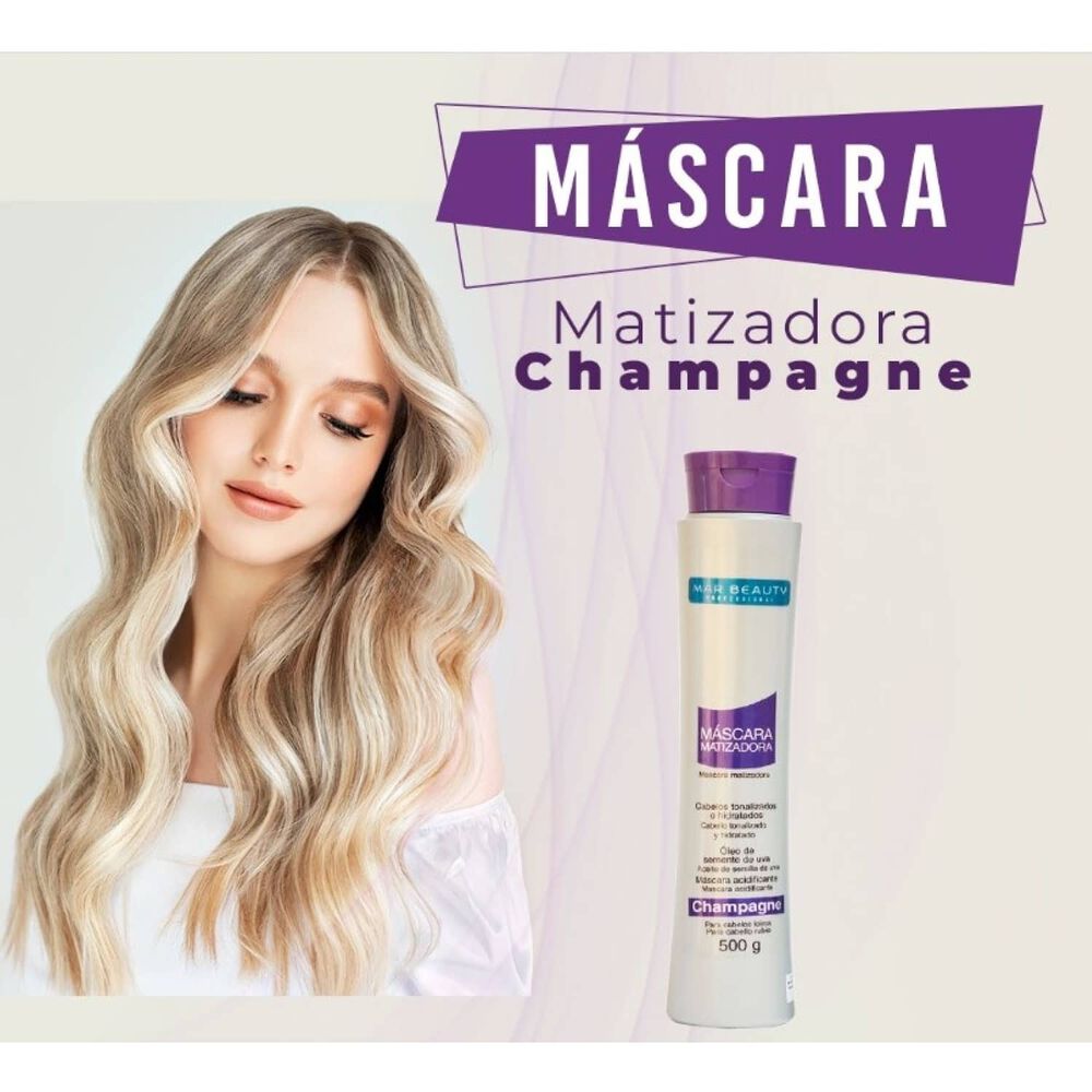 Mascara Matizadora Champagne De 500g Mar Beauty image number 4.0