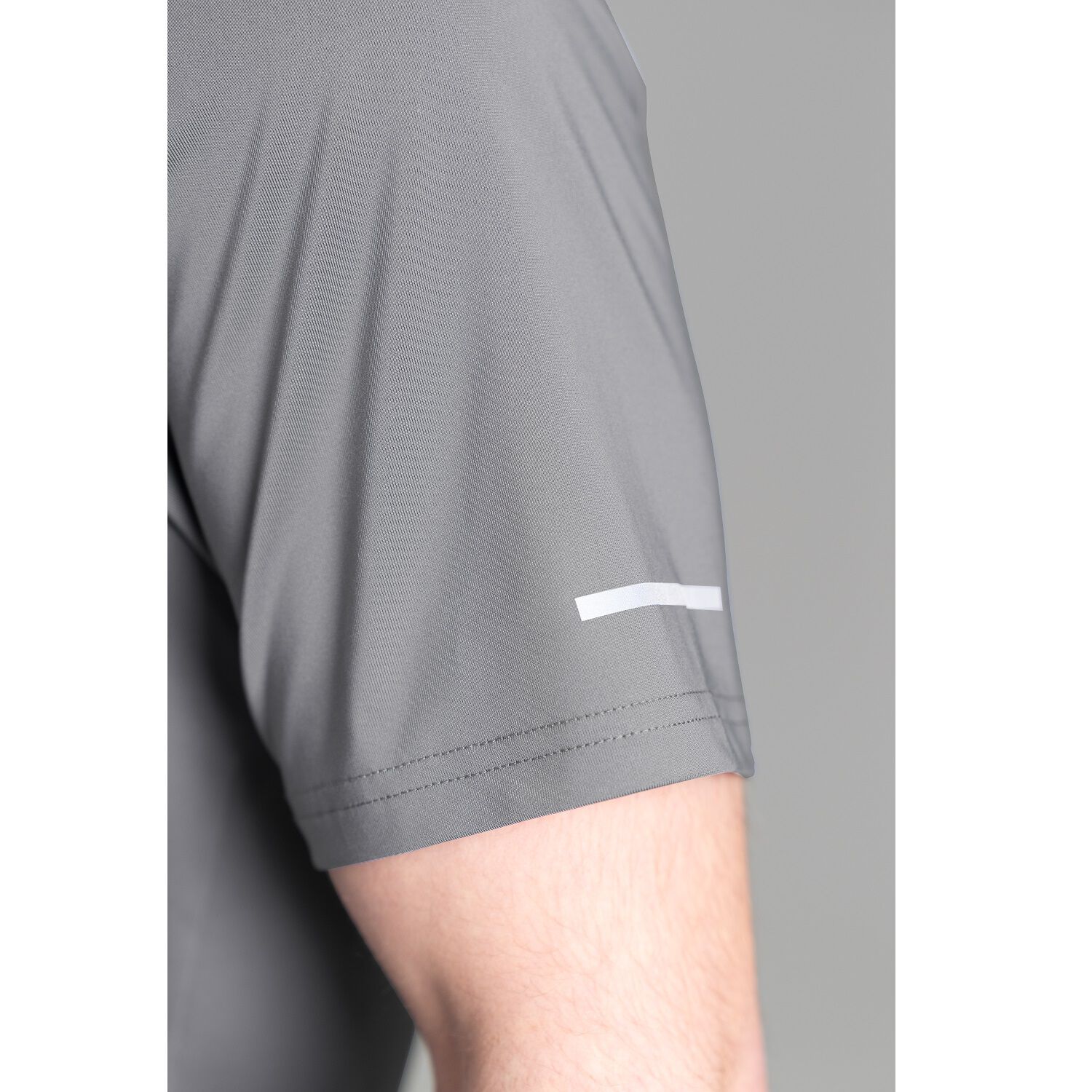 Ultimate Polera Mc Raglan Sport Hombre Silver - S image number 4.0