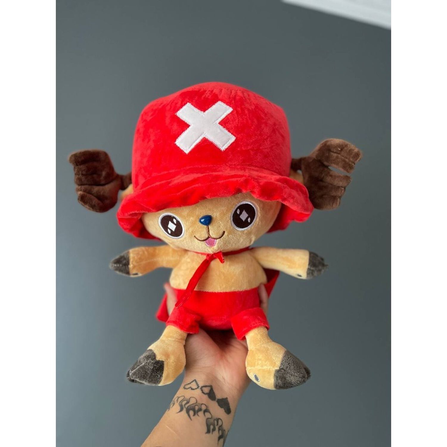 Peluche Tony Tony Chopper Red 45 Cm Gigante- One Piece image number 3.0