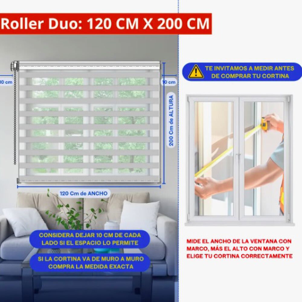 Cortina Roller Duo Zebra image number 1.0
