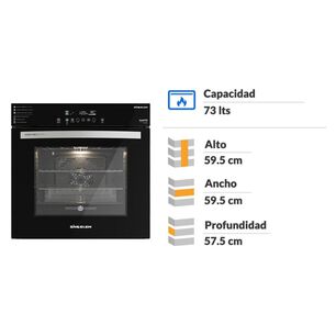 Horno Empotrado Sindelen HE-7600NG / 73 Litros