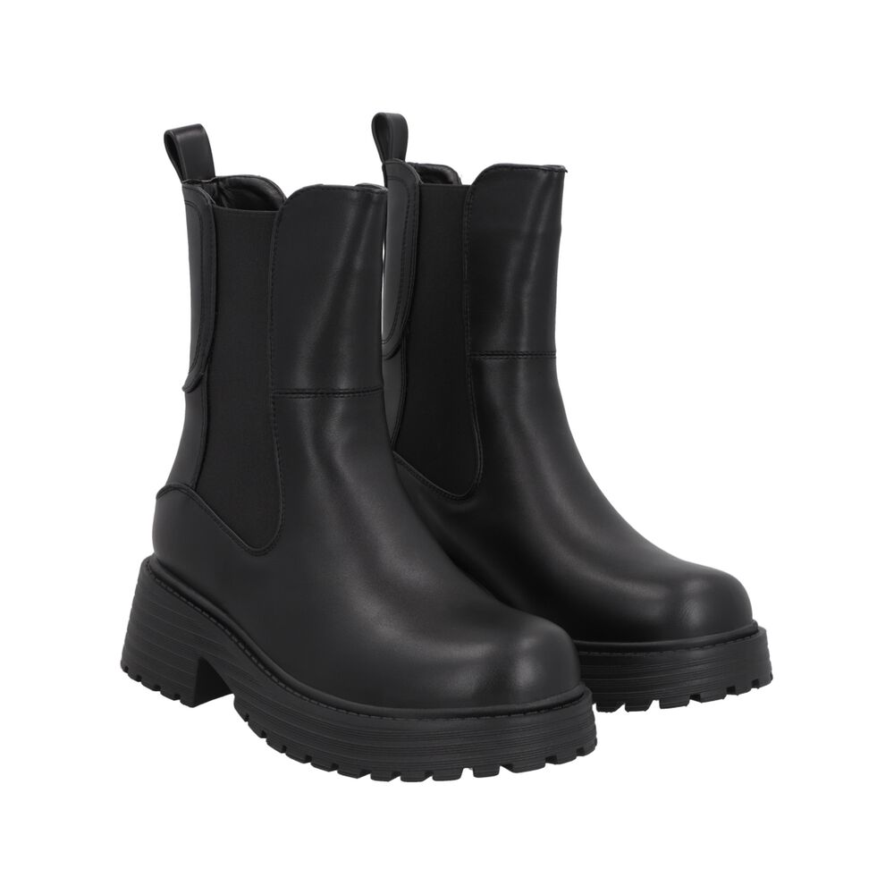 Botin Mujer Negro Plataforma Cora 21 Police image number 4.0
