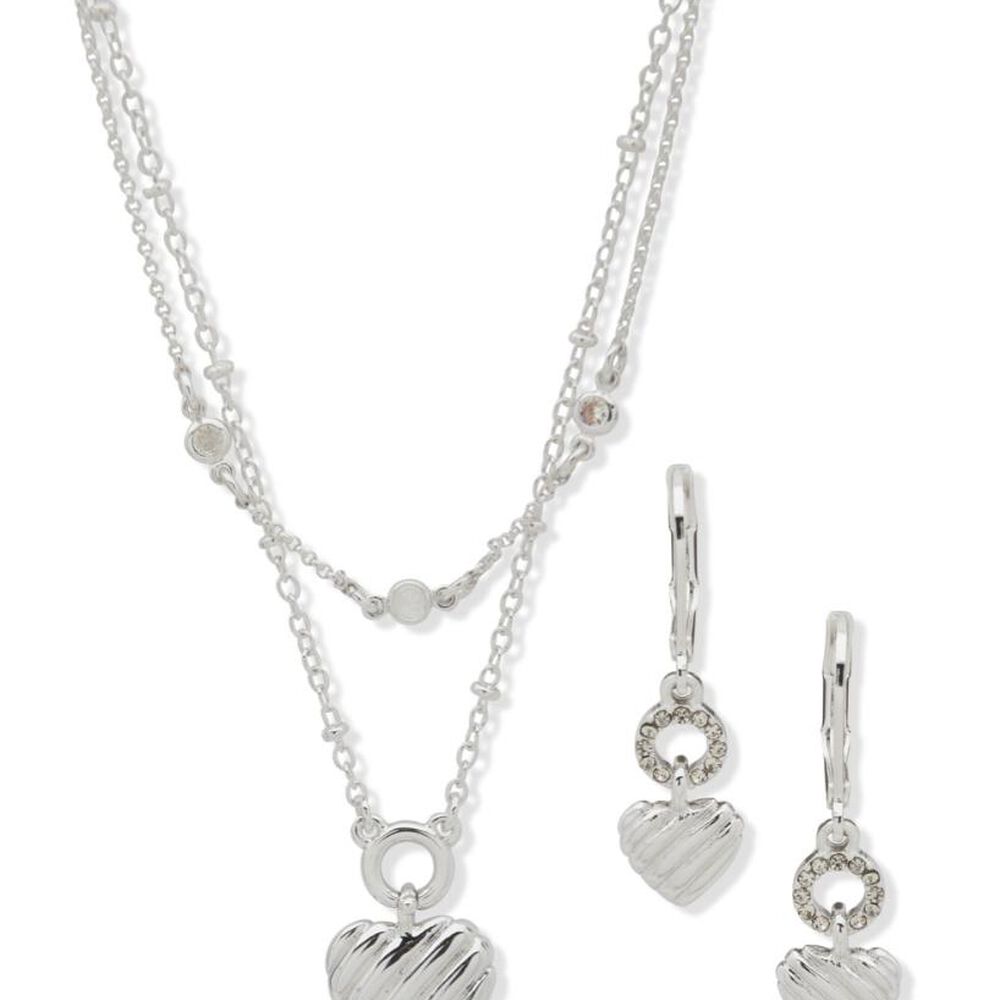 Gift Set Joyas Anne Klein Plateado 01s00260 image number 0.0