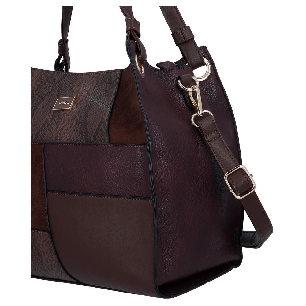 Cartera De Hombro Secret Cracovia St6 L Caf&eacute; image number 4.0