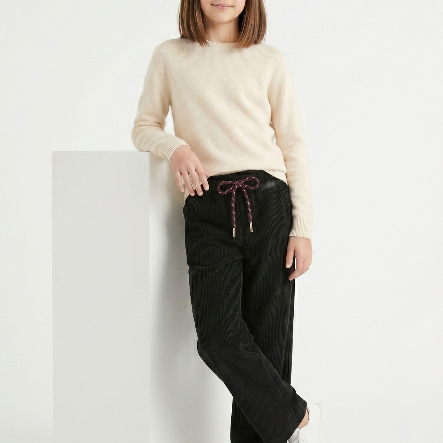 Pantalon Cotel Ni&ntilde;a Estilo Wide Leg Invierno image number 1.0
