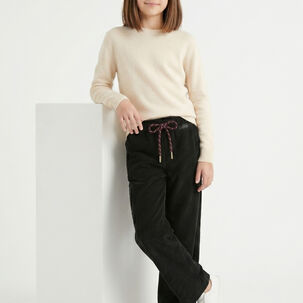 Pantalon Cotel Ni&ntilde;a Estilo Wide Leg Invierno