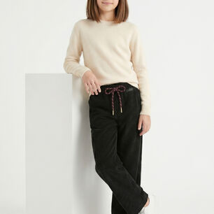 Pantalon Cotel Ni&ntilde;a Estilo Wide Leg Invierno