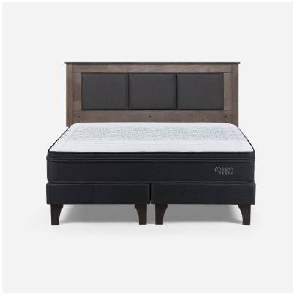 Cama Europea Rosen Tempo / King / Base Dividida + Respaldo image number 6.0