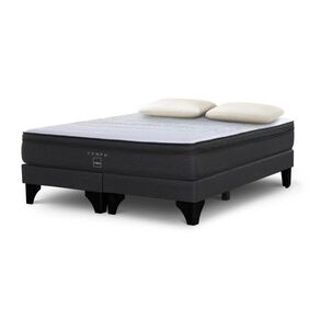 Cama Europea Rosen Tempo / 2 Plazas / Base Dividida  + Almohada