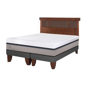Cama Europea Cic Balance / 2 Plazas / Base Dividida  + Respaldo