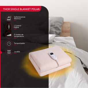 Calientacamas Polar 1 Plaza Thor Single Blanket Polar