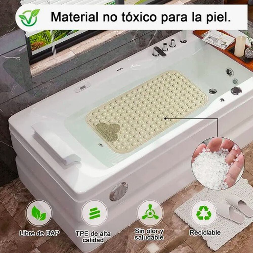 Goma Antideslizante Ducha Beige image number 2.0