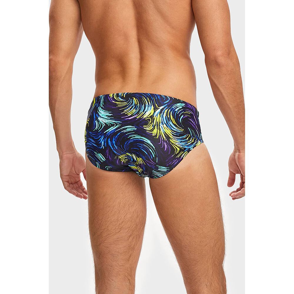 Tie Dye Traje De Ba&ntilde;o El&aacute;stico Sexy Hombre Gloriahoon image number 2.0