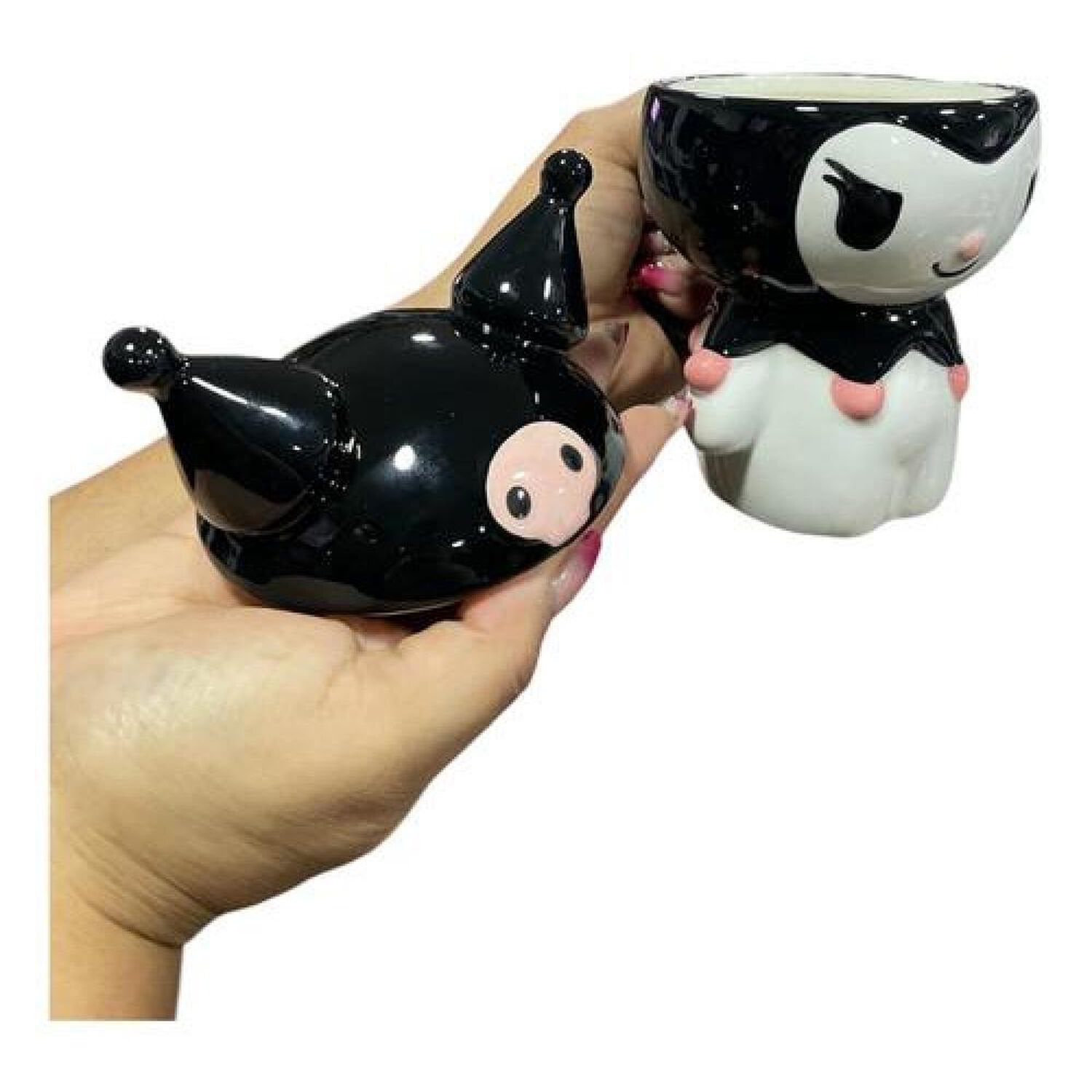 Taz&oacute;n 3d Cer&aacute;mica Kuromi Kawaii My Melody image number 3.0
