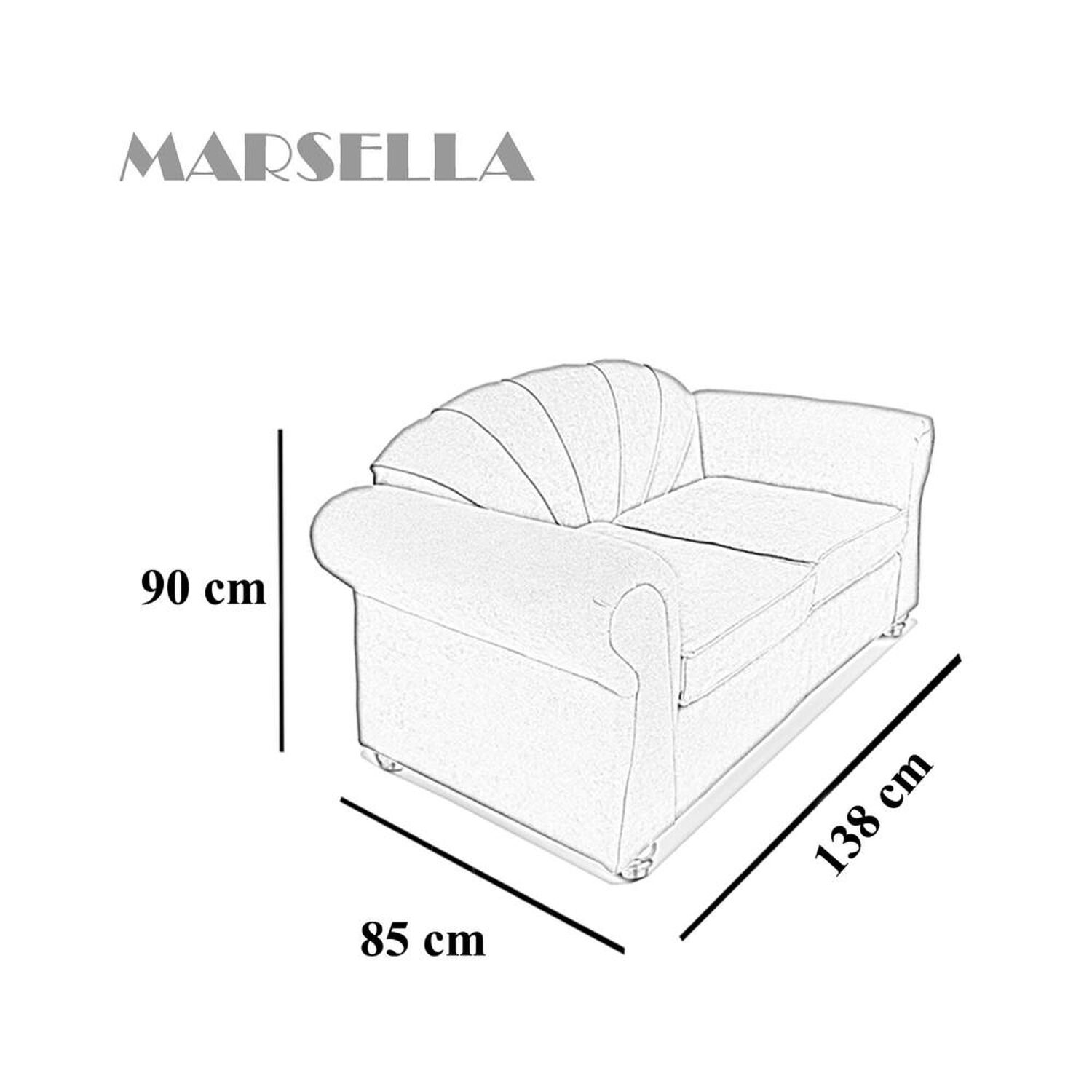 Sof&aacute; Elegant Marsella / 2 Cuerpos image number 1.0