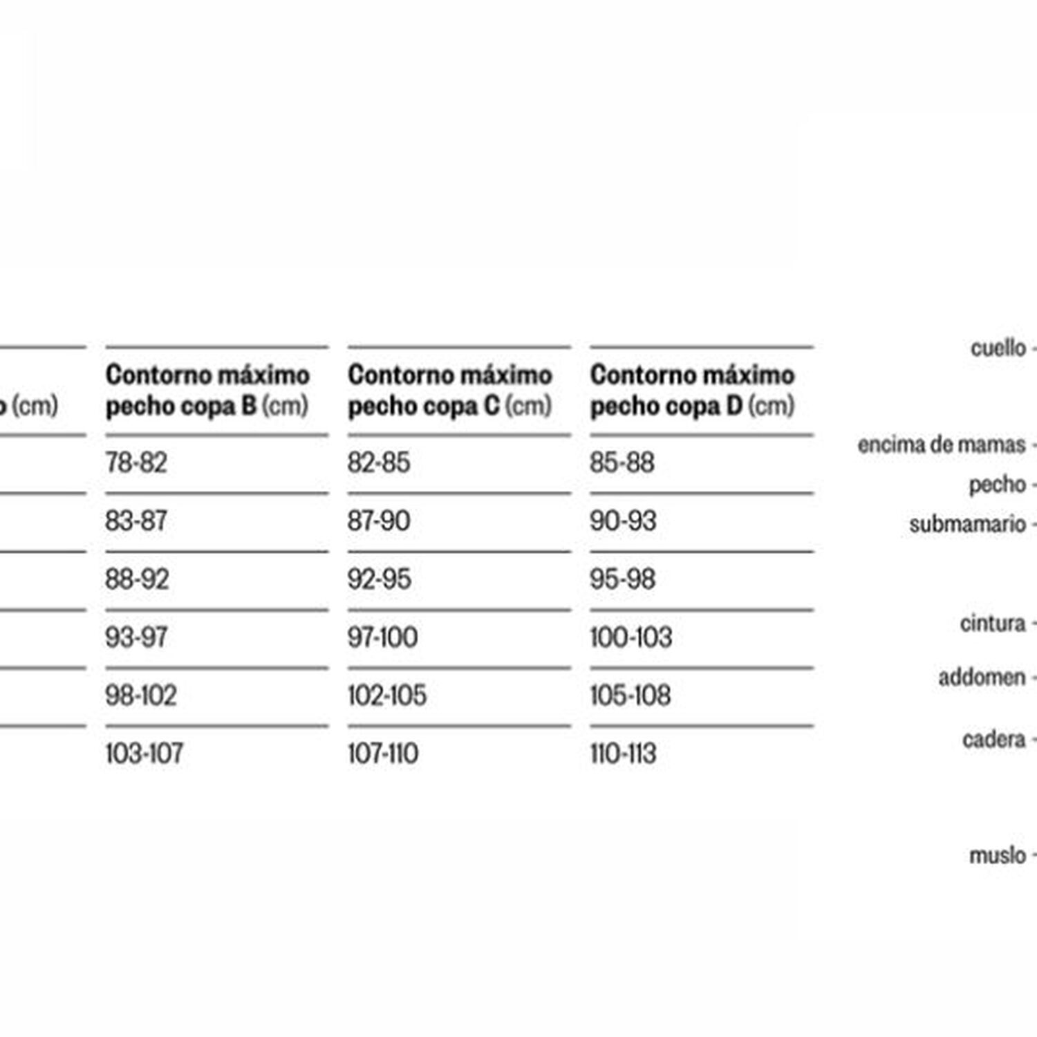 Sosten Mamolastia-implantes Mamarios Voe-talla 105- Blunding image number 3.0
