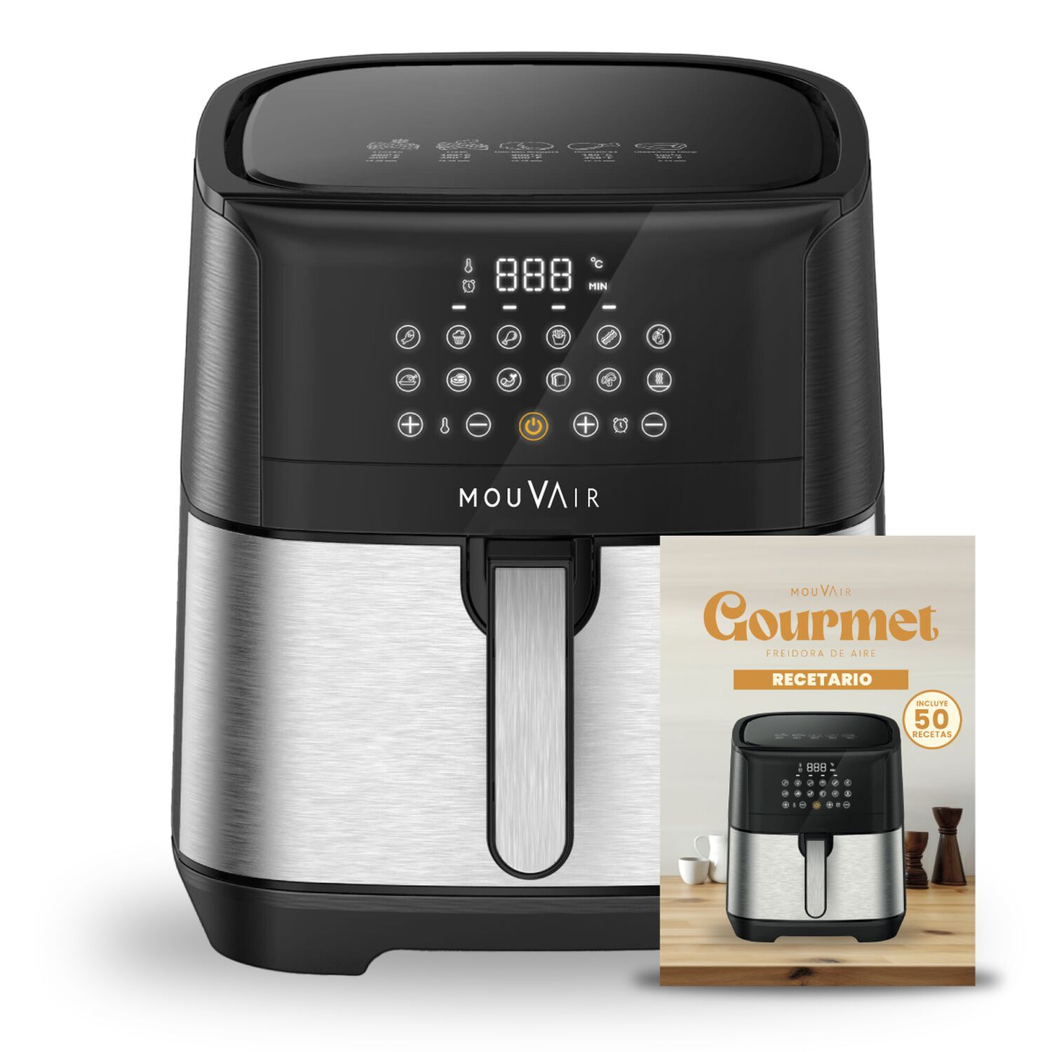 Freidora De Aire 7l Mouvair Gourmet