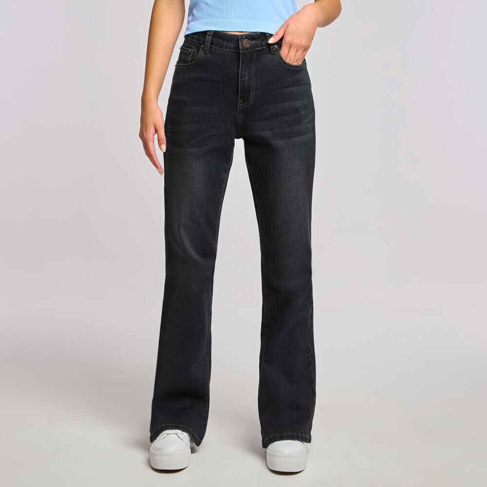 Jeans Tiro Alto Flare Mujer Freedom image number 0.0